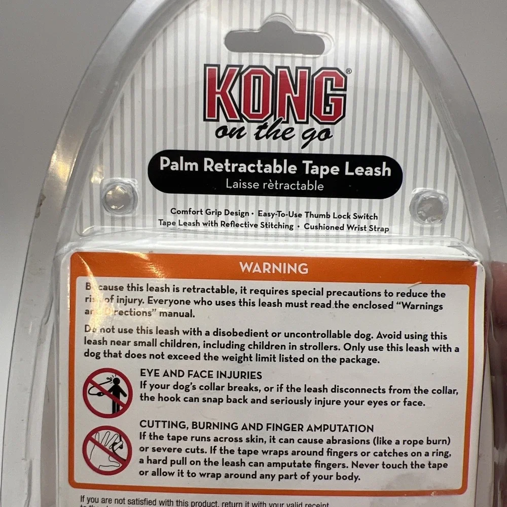 Kong retractable 6ft